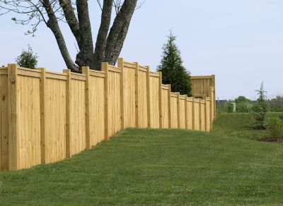 Fence Installation in Progress